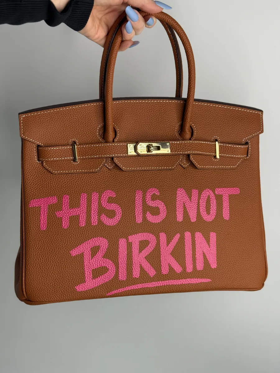 Kabelka Icona 35 “THIS IS NOT BIRKIN” limitovaná edícia 1/1