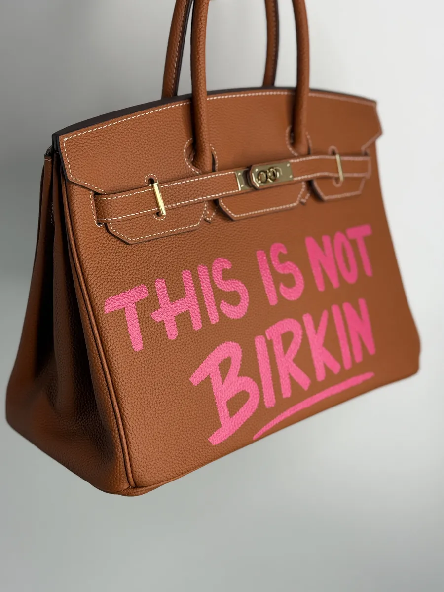 Kabelka Icona 35 “THIS IS NOT BIRKIN” limitovaná edícia 1/1