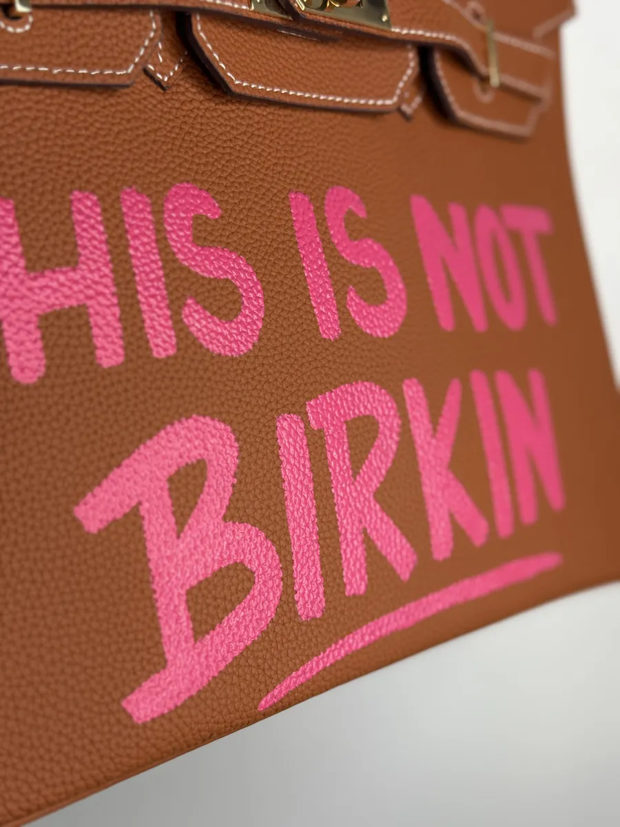 Kabelka Icona 35 “THIS IS NOT BIRKIN” limitovaná edícia 1/1
