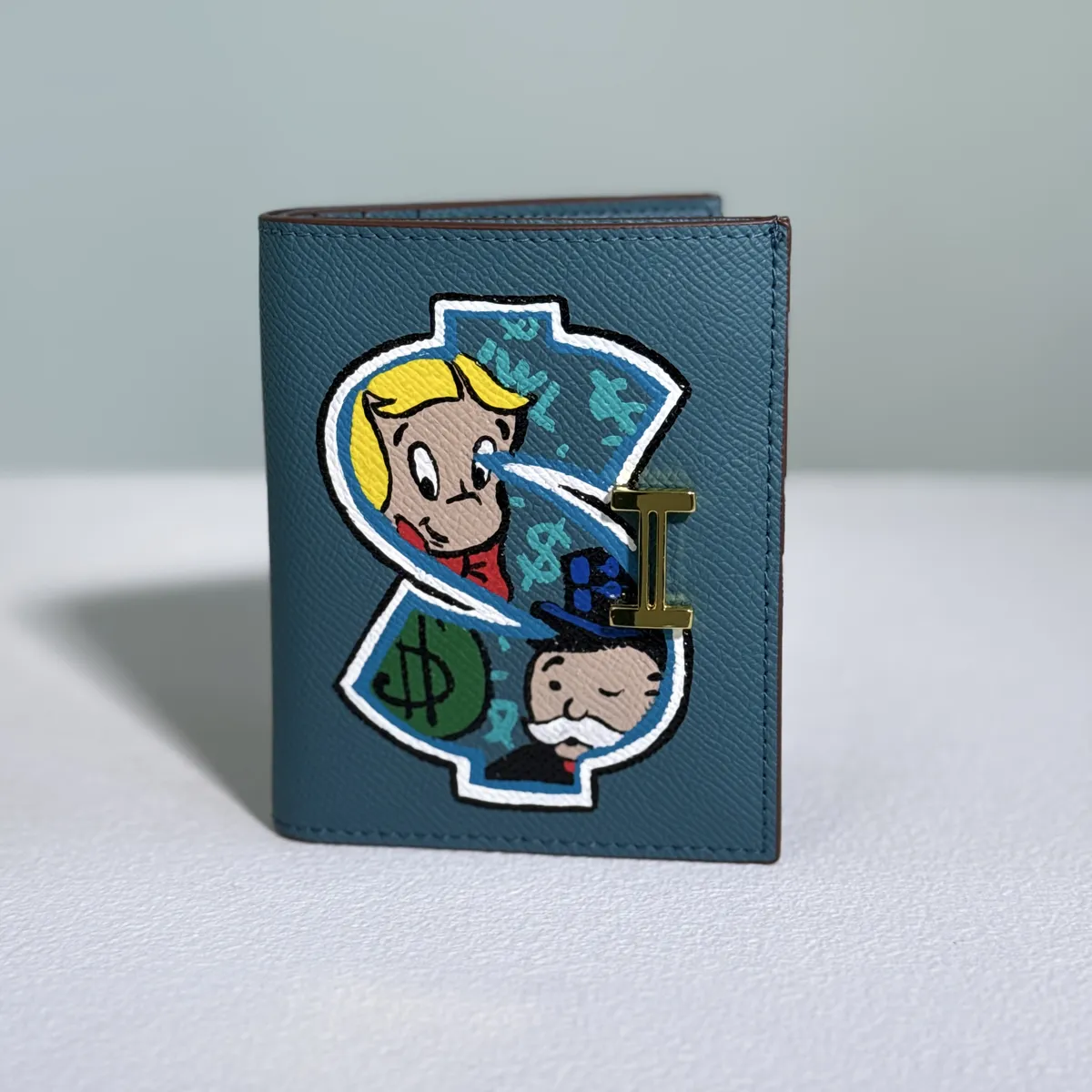 Peňaženka Wallet Élégance H-Clasp – limitovaná edícia 1/1 (hand-painted)
