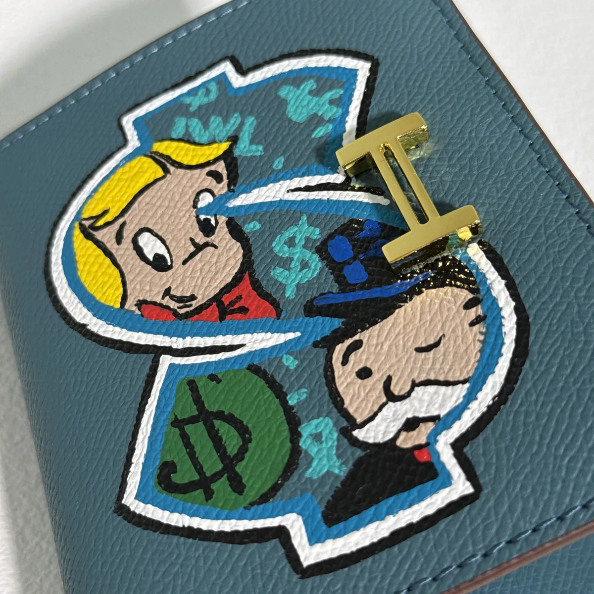 Peňaženka Wallet Élégance H-Clasp – limitovaná edícia 1/1 (hand-painted)