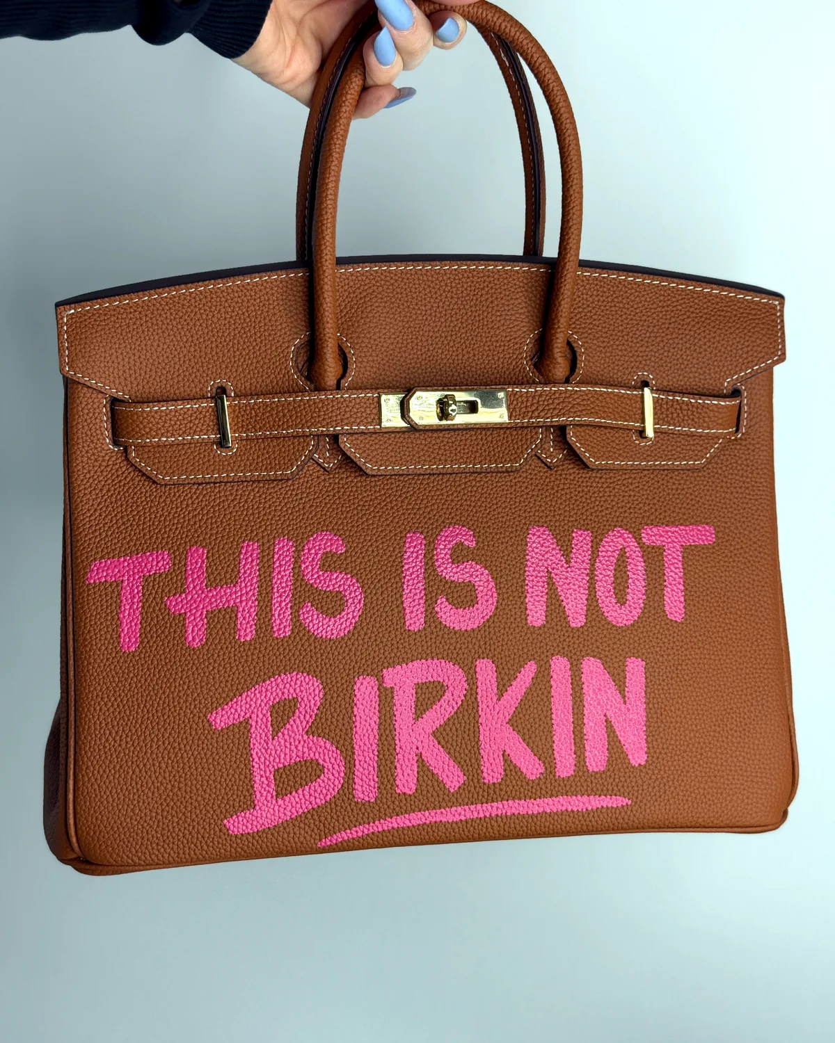 Kabelka Icona 35 “THIS IS NOT BIRKIN” limitovaná edícia 1/1