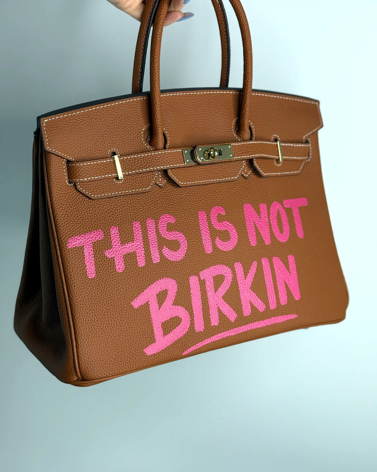 Kabelka Icona 35 “THIS IS NOT BIRKIN” limitovaná edícia 1/1