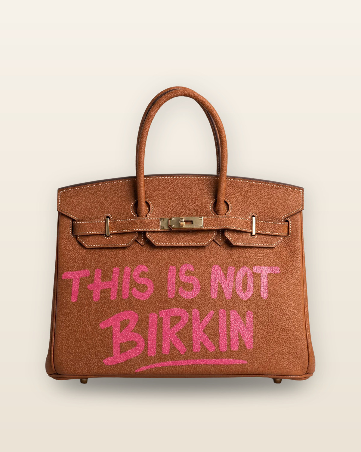 Kabelka Icona 35 „THIS IS NOT BIRKIN“ – Limitovaná edícia 1/1