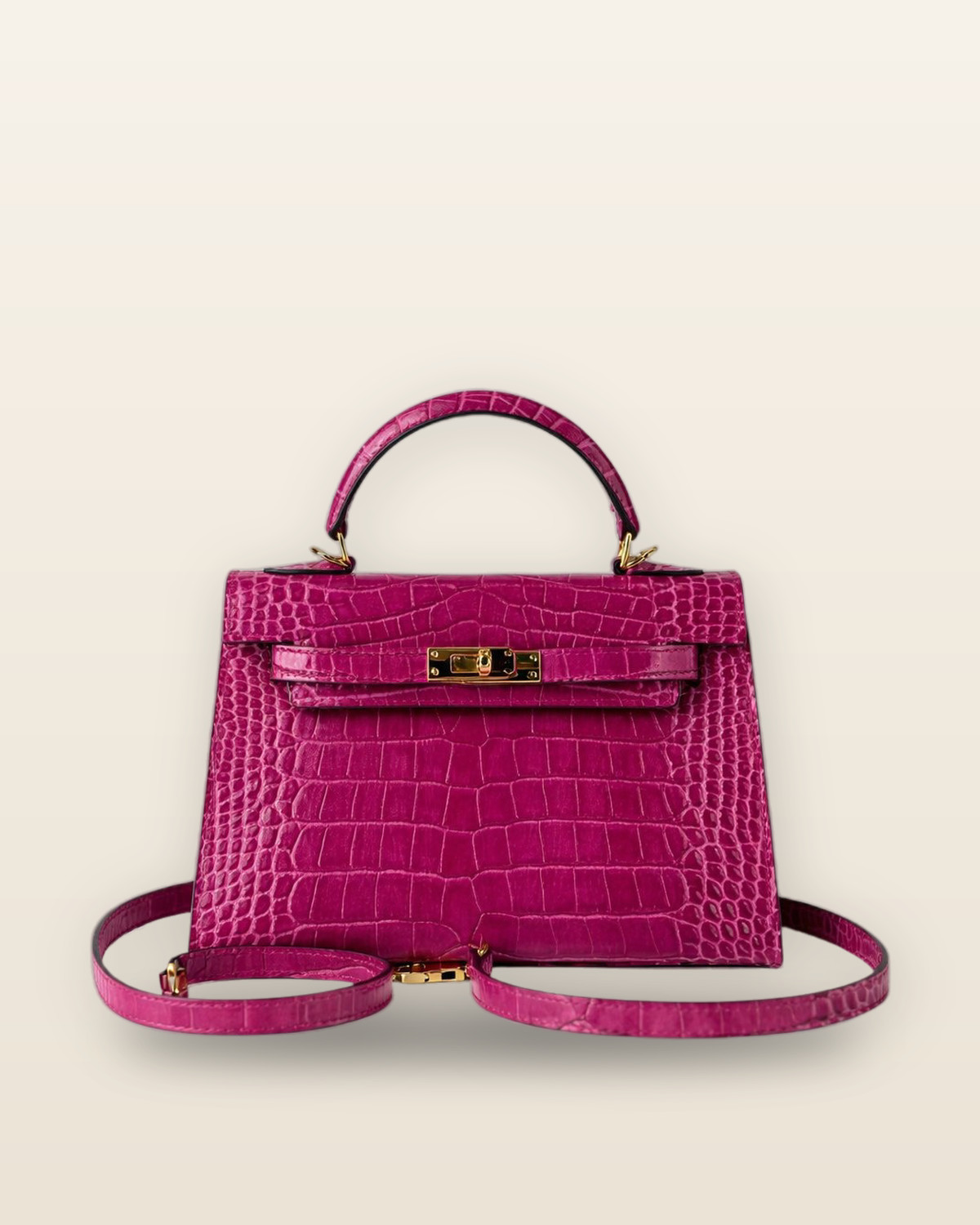 Kabelka Textura 22 dark pink
