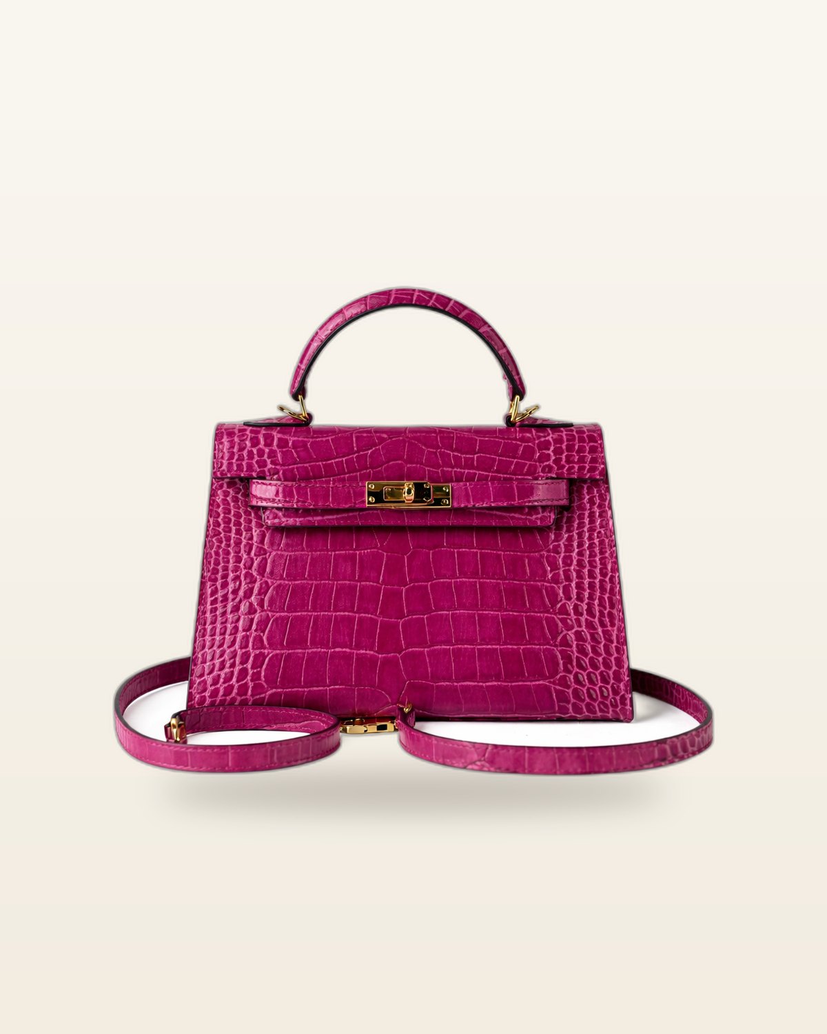 Kabelka Textura 22 dark pink